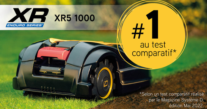 Test comparatif robot de tonte Cub Cadet XR5 1000