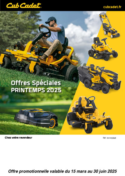 Offres spéciales Printemps 2025