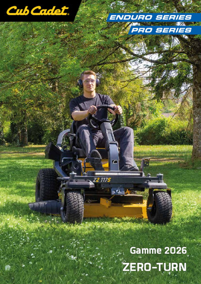 Catalogue Zéro-Turn 2026