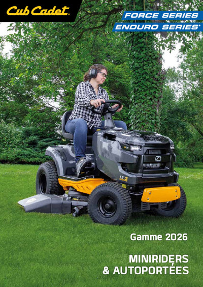 Catalogue Miniriders- Autoportées 2026