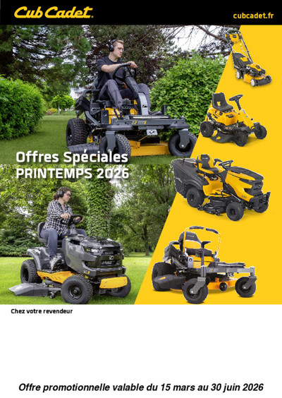 Offres spéciales Printemps 2026